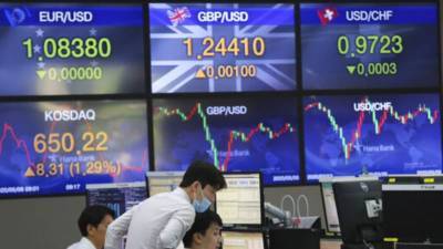 На финансовых рынках падение на фоне публикации показателей по китайской экономике
