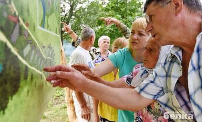 У поселка в Речицком районе, который десять лет назад спасли от вымирания, появилась историческая карта
