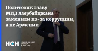 Политолог: главу МИД Азербайджана заменили из-за коррупции, а не Армении