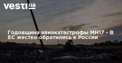 Годовщина авиакатастрофы МН17 - В ЕС жестко обратились к России