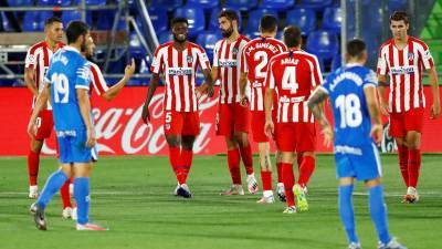 «Атлетико» победил «Хетафе» в 37-м туре чемпионата Испании по футболу