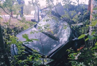 В Киришском районе в ДТП пострадали водитель "Renault" и два его пассажира