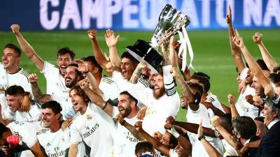 Мадридский «Реал» досрочно стал чемпионом Испании по футболу
