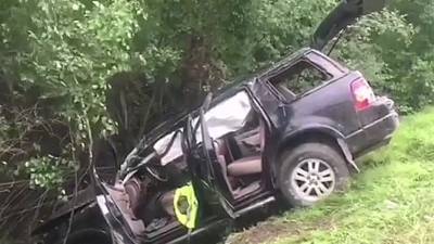 В Улан-Удэ на мокрой дороге несколько раз перевернулся Ford - погиб 16-летний пассажир автомобиля