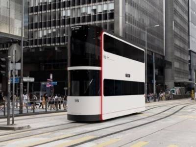Итальянский дизайнер показал двухэтажный трамвай будущего