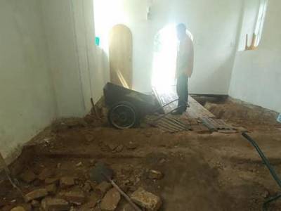В Сумской области под церковью обнаружили человеческие останки