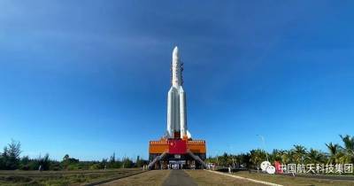 Китайская ракета миссии на Марс доставлена на стартовую площадку