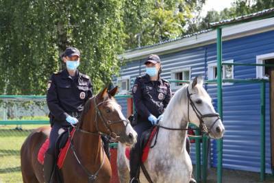 В Кемерове создали первый в Кузбассе взвод конной полиции