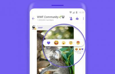 В Viber появится новая функция: в сообществах можно будет «Отреагировать» на любой пост