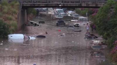 В Палермо – потоп, в Индии из-за ливня рухнул дом, есть жертвы