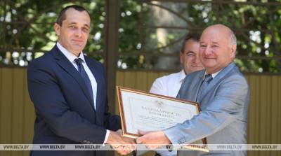 Благодарность Президента вручена коллективу СПК "Свислочь" из Гродненского района