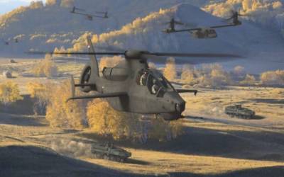 В Сети появилось невероятное видео прототипа вертолета-разведчика Bell 360 Invictus