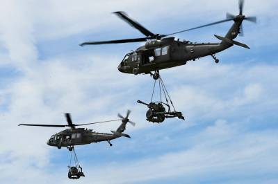 В Сети показали работу системы наведения вертолета UH-60 Black Hawk
