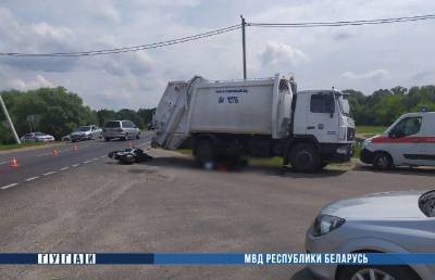 Смертельное ДТП в Брестском районе: «МАЗ» столкнулся с мотоциклистом