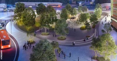 Благоустроенный террасированный парк создадут на площади Лядова