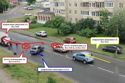 Водитель, устроивший ДТП на Речном проспекте в Костроме, оказался многократным нарушителем