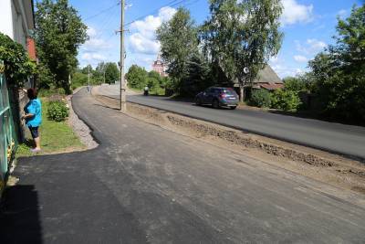 В одном из районов Тверской области впервые провели масштабный ремонт дороги