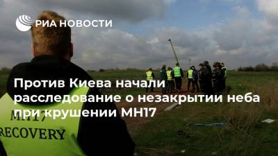 Против Киева начали расследование о незакрытии неба при крушении MH17