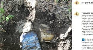 Второй за неделю схрон с боеприпасами уничтожен в Унцукульском районе Дагестана