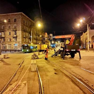 Мэр Новокузнецка рассказал о реконструкции трамвайных путей
