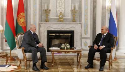 Мишустин передал Лукашенко привет от Путина