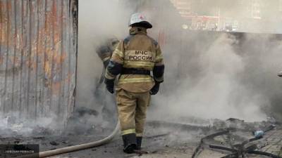 Спасатели ликвидировали крупный пожар на складе в Подмосковье