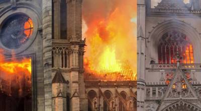 Во Франции горит собор святых Петра и Павла, построенный в 15 веке (видео)
