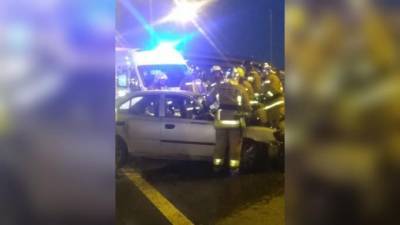Водитель Hyundai погиб после столкновения с "Камазом" на КАД