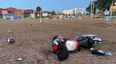 В Минске ночью разбился мотоциклист