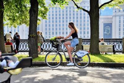 Москвичи совершили более 570 тысяч поездок на городских велосипедах с начала июля