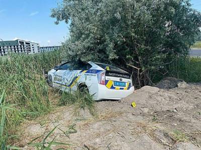 Под Николаевом автомобиль с полицейскими «улетел» в кусты: пострадал один из патрульных – СМИ