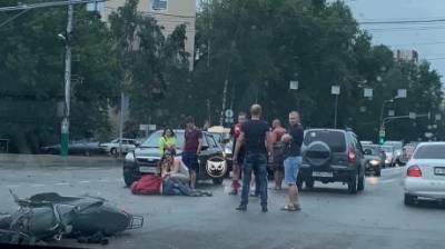 Появилось видео момента серьезного ДТП на улице Суворова в Пензе