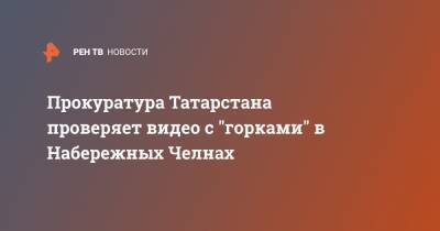 Прокуратура Татарстана проверяет видео с "горками" в Набережных Челнах