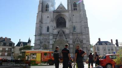 Полиция Франции задержала одного человека из-за пожара в соборе Нанта