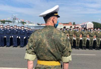 Фото: в Петербурге проходит репетиция парада ко Дню ВМФ