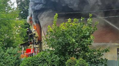 В Ярославле загорелось здание МВД