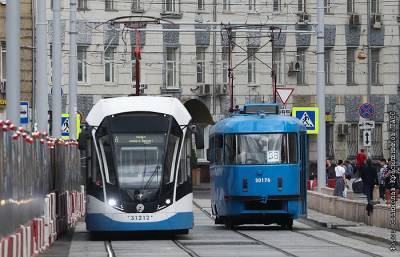 Движение трамваев у Павелецкого вокзала возобновилось после реконструкции путей