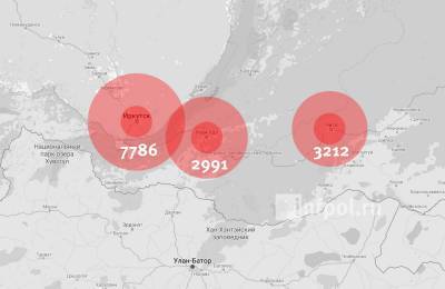 В Иркутской области число заражённых коронавирусом в 2,5 раза больше, чем в Бурятии