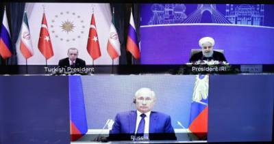 Президенты Ирана, России и Турции провели онлайн-саммит по Сирии
