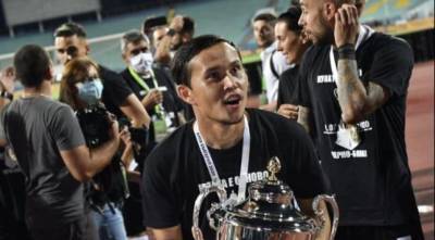 Парвизджон Умарбоев выиграл вместе со своим клубом Кубок Болгарии по футболу