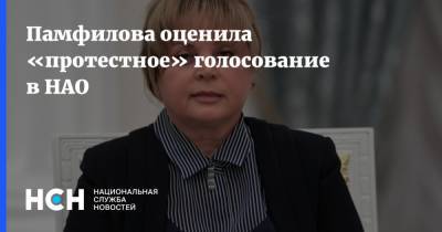 Памфилова оценила «протестное» голосование в НАО