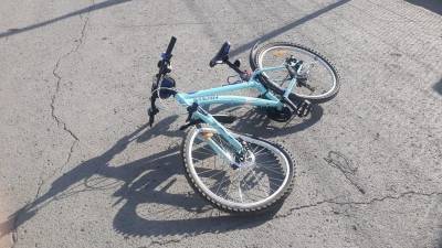 В Уфе водитель сбил 14-летнего подростка на велосипеде