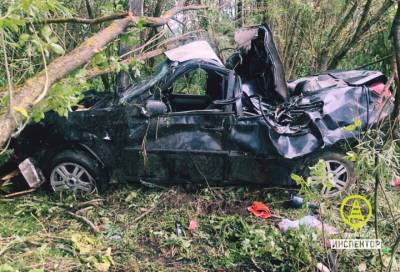 В ДТП под Гатчиной погиб пассажир Chevrolet, еще один – в больнице