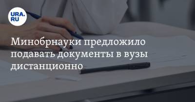 Российским абитуриентам предложили подавать документы онлайн