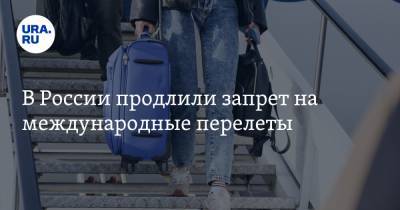 В России продлили запрет на международные перелеты