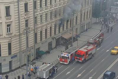 Пожару в жилом доме на Тверской улице присвоили второй ранг сложности