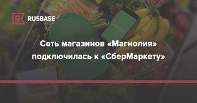 Сеть магазинов «Магнолия» подключилась к «СберМаркету» - rb.ru - Москва