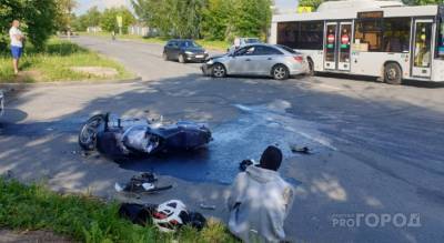 Мотоциклист пострадал в столкновении с "Шевроле" в Новоюжном районе - pg21.ru - Чебоксары