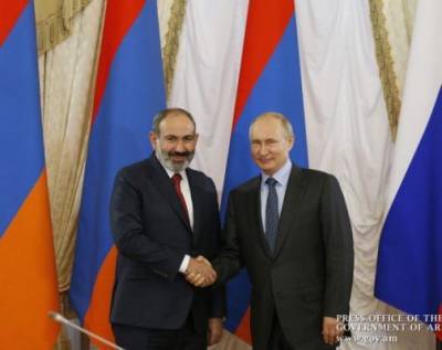 Пашинян поздравил Путина с событием принципиальной важности