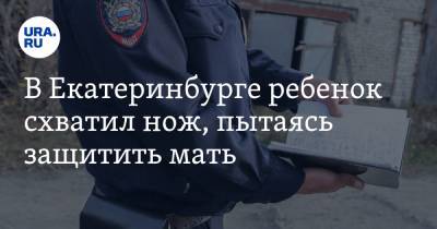 В Екатеринбурге ребенок схватил нож, пытаясь защитить мать. В деле уже разбираются следователи